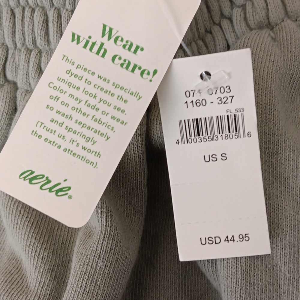 AERIE Weekend Ruffle Layered Mini Skirt,size S - Picture 3 of 4
